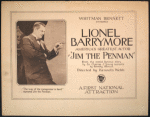 Whitman Bennett presents Lionel Barrymore…in Jim the Penman. [Title card] with inset photograph: The way of the transgressor is hard, repeated Jim the Penman.