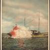 The torpedoing of the enemy ship.