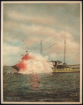 The torpedoing of the enemy ship.