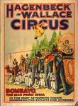 Hagenbeck-Wallace circus poster