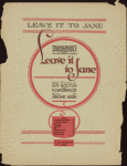 Leave it to Jane : trio