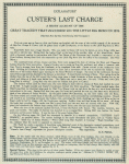 Custers[sic] last charge : march-galop descriptive