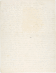 Additional note [to Specimen Days] written 1887 for the English edition. Holograph, unsigned