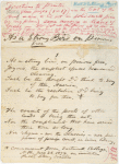 "As a Strong Bird on Pinions free," holograph poem.