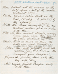 "As a Strong Bird on Pinions free," holograph poem.
