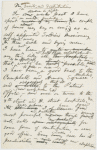 My Visits and Distributions. Unsigned holograph draft, [1863]. "The bearer, Mr. Walt Whitman...."
