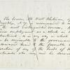 My Visits and Distributions. Unsigned holograph draft, [1863]. "The bearer, Mr. Walt Whitman...."