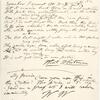 "The Pallid Wreath." Holograph poem, dated January 4, 1891. Written on the same sheet as his ALS to J. B. Gilder, Camden, Jan. 4, 1891