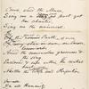 "Song of the Universal." Holograph, unsigned and undated.