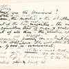 "Song of the Universal." Holograph, unsigned and undated.