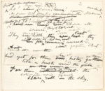 "Song of the Universal." Holograph, unsigned and undated.