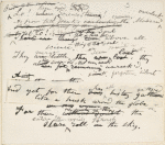 "Song of the Universal." Holograph, unsigned and undated.