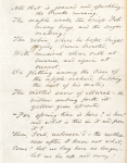 "Warble for Lilac Time." Holograph poem, undated.