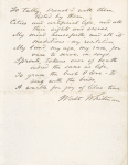 "Warble for Lilac Time." Holograph poem, undated.
