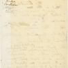 "What is this terrible suggestion." Holograph note fragment. Unsigned, undated.