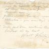 "You lingering sparse leaves of me." Holograph draft of poem, undated, signed.