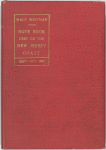 Custom slip case, front cover. (WALT WHITMAN -- NOTE BOOK USED ON THE NEW JERSEY COAST; SEPT.-OCT. 1883)