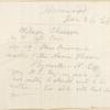 [Ms. leaf recto] Harewood, Jan 24 '66, Wilson Chesson ...