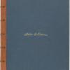 Custom binding, front cover.