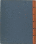 Custom binding, back cover.
