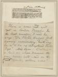 Entire leaf in the Whitmaniana scrapbook, showing the clipping and There is some dry wit yet in London Punch mounted in the center of the larger page.