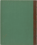 Custom binding, back cover.