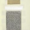 Leaf mounted with two holograph manuscripts written on two scraps of paper: Phonology; Wm. Gilmore Simms