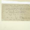 Leaf mounted at left, via a hinge along the top edge of the manuscript, with one holograph manuscript written on a scrap of paper