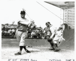 At bat Jimmy Foxx; catching Moe B