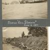 Steamer ‘Gen. Slocum’ June 15, 1904 [above]; North Brothers Island, East River, N.Y. [below].