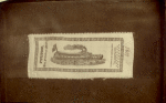 Photograph of badge worn on first trip of the LaFayette