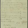 Estimate for expense of a steam ferry boat for one year, signed by Robert Fulton
