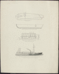 Painting and engraving of Fulton's vessels