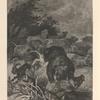 Bears attacking a herd.