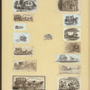 Horse-drawn carriages and carts.
