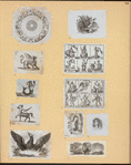 Mythological and zodiacal symbols and signs.