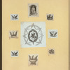 Phoenixes and other mythological symbols.