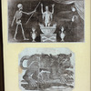 Allegorical image and menacing beast.