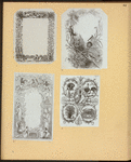 Pages with decorative borders featuring foliage, children, and animals.