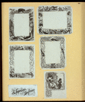 Pages with decorative borders featuring foliage, children, and animals.