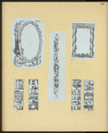 Pages with classical decorative borders featuring columns, floral garlands, scrolling foliage, and acanthus leaves; Biblical and allegorical scenes.