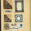 Classical and Baroque decorative details featuring acanthus leaves, swags, cornupias, putti, tragedy and comedy, roundels, and other devices.