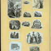 Allegorical scenes featuring women.