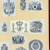 [Heraldic shields and devices.]
