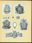 Heraldic shields.