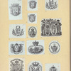 Seals and heraldic shields.