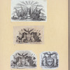 Allegorical imagery featuring shields, eagles, and cannons.