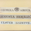 Newspaper flags.