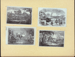 Scenes of colonial American conflict and resolution.