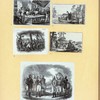 Scenes of colonial American conflict and resolution.